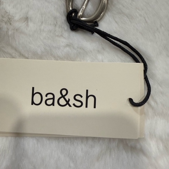 BA&SH  BRISKA
Thin adjustable belt In Black